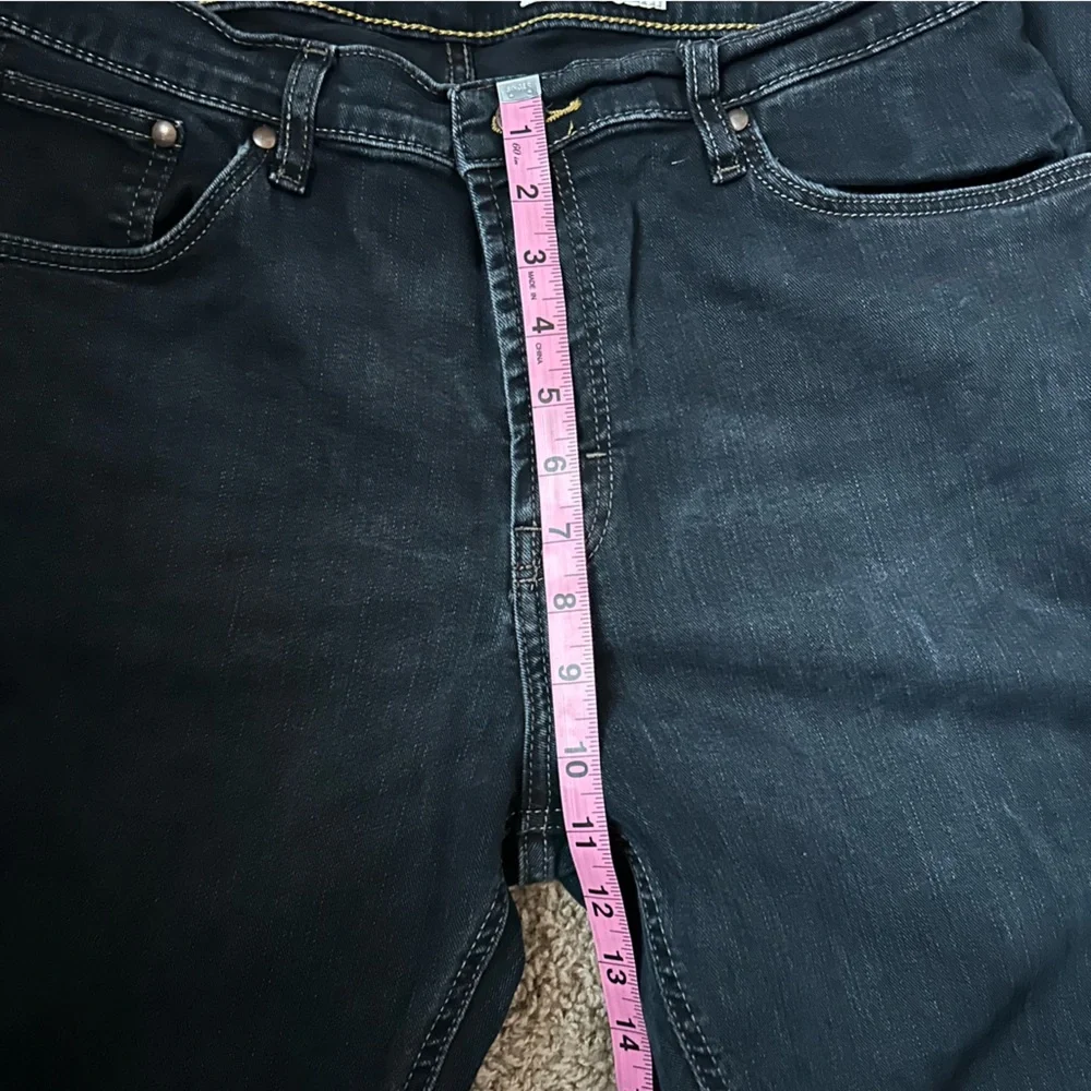 Men’s Wrangler Dark Denim Straight Fit Jeans Size 33x30 |C44 - Picture 7 of 12